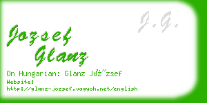jozsef glanz business card